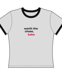 Worth the Chase Ringer Tee