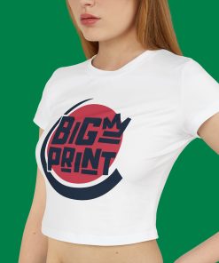 Big Print Baby Tee